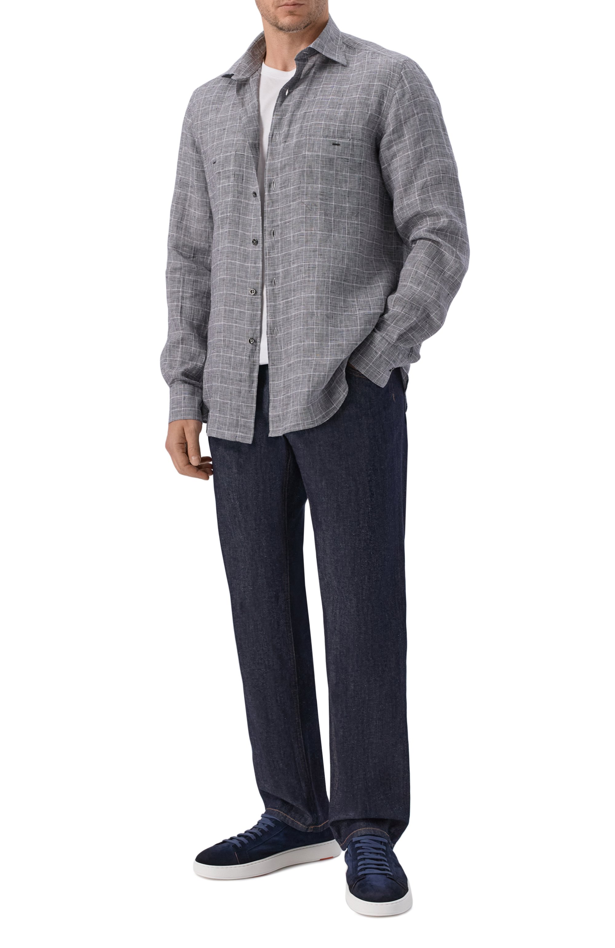 Льняная рубашка STEFANO RICCI, арт. MC007948/BX3124, фото 2