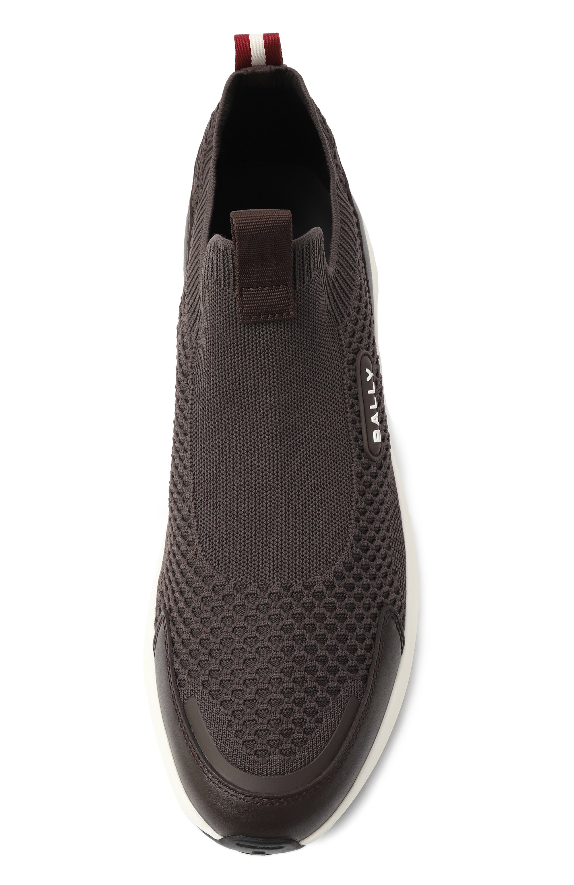 Текстильные кроссовки outline BALLY темно-коричневого цвета по цене 59950 руб., арт. MSK09V/TE032, фото 6 Текстильные кроссовки outline BALLY, арт. MSK09V/TE032, фото 6