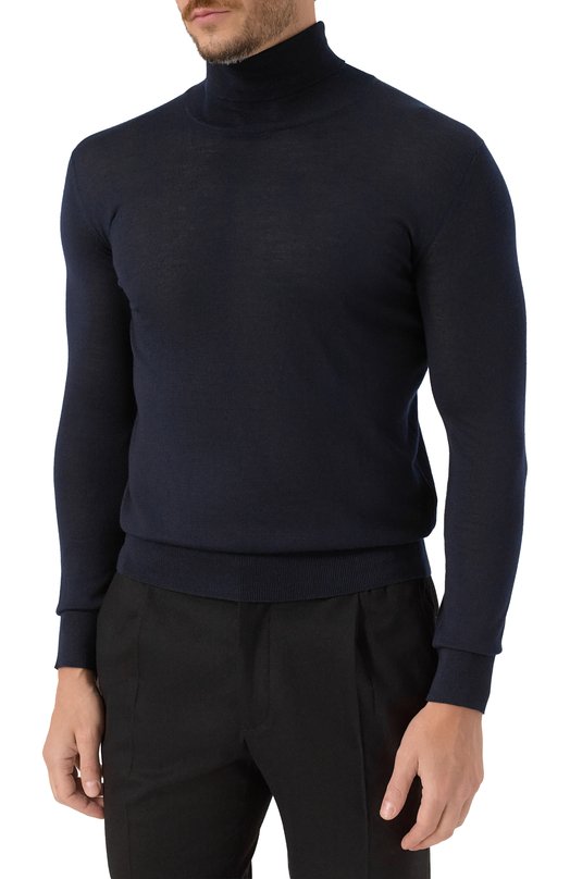 Водолазка из кашемира и шелка Stefano Ricci KE03500D01/E25345 Синий  KE03500D01/E25345 Фото 3