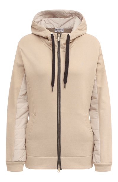 Женский комбинированная толстовка BRUNELLO CUCINELLI, арт. MN05NDK306