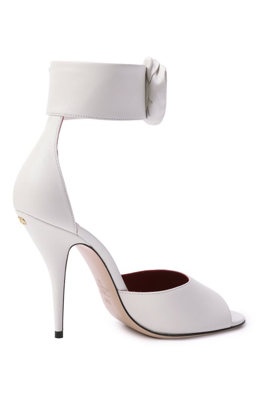 Кожаные босоножки Drip Rose 105 Valentino 7W0S0MY5/RDW Белый  7W0S0MY5/RDW Фото 5