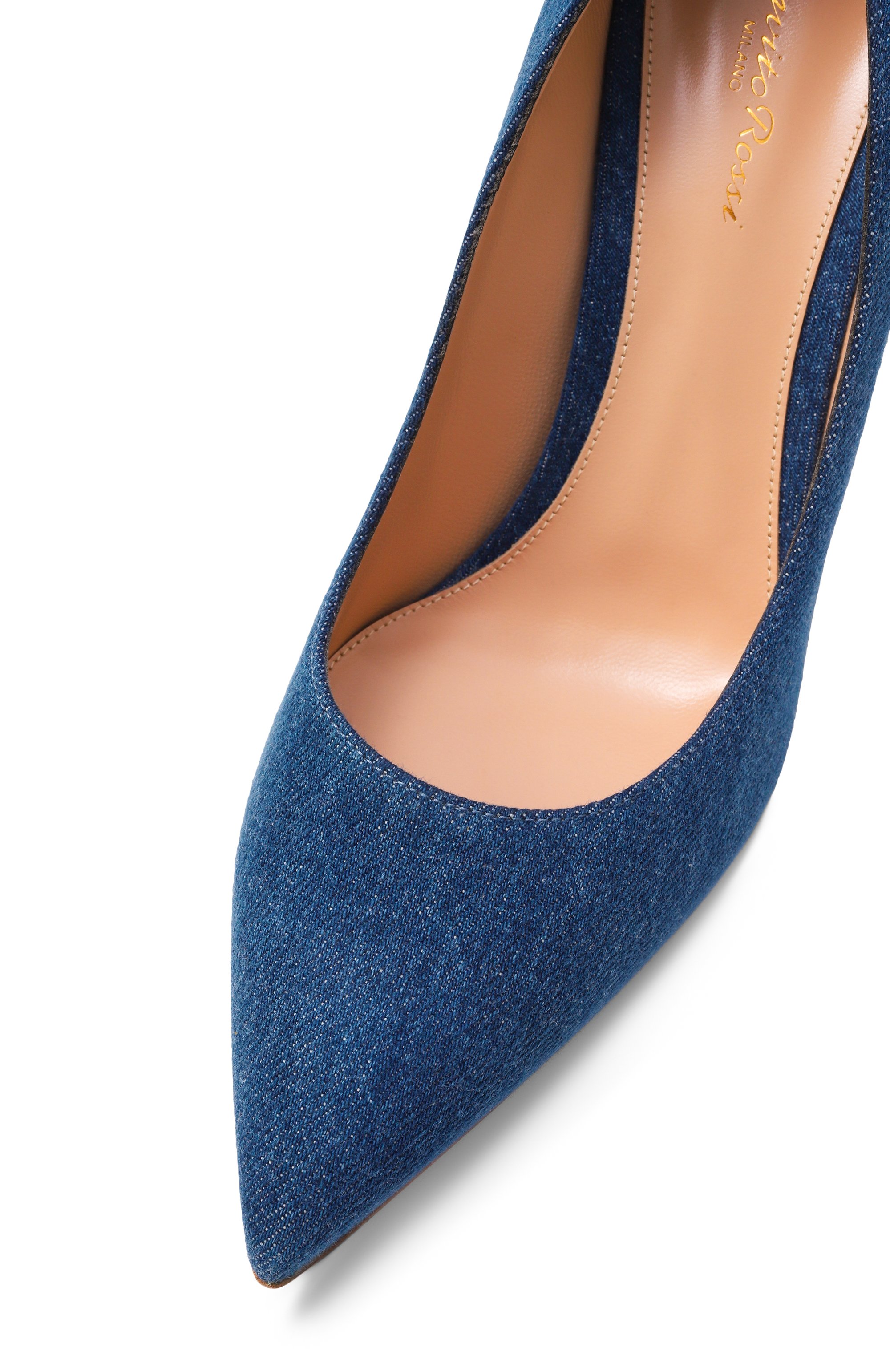 Текстильные туфли gianvito 85 GIANVITO ROSSI, арт. G24580.85RIC.DEMMIDB, фото 7