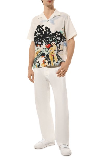 Рубашка изо льна и хлопка CARNE BOLLENTE, арт. SS24SSS0101, фото 2