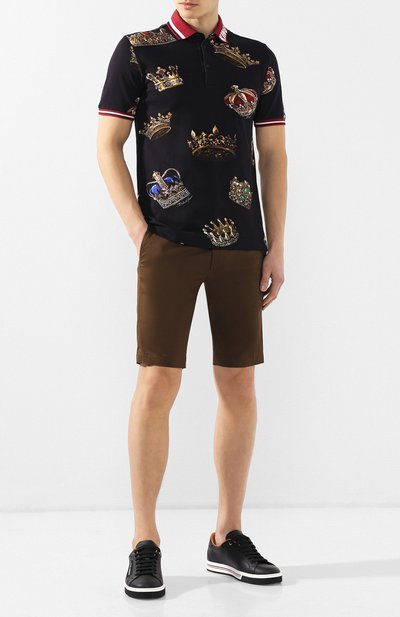 Хлопковые шорты DOLCE & GABBANA, арт. GY6GMT/FUFIS, фото 2