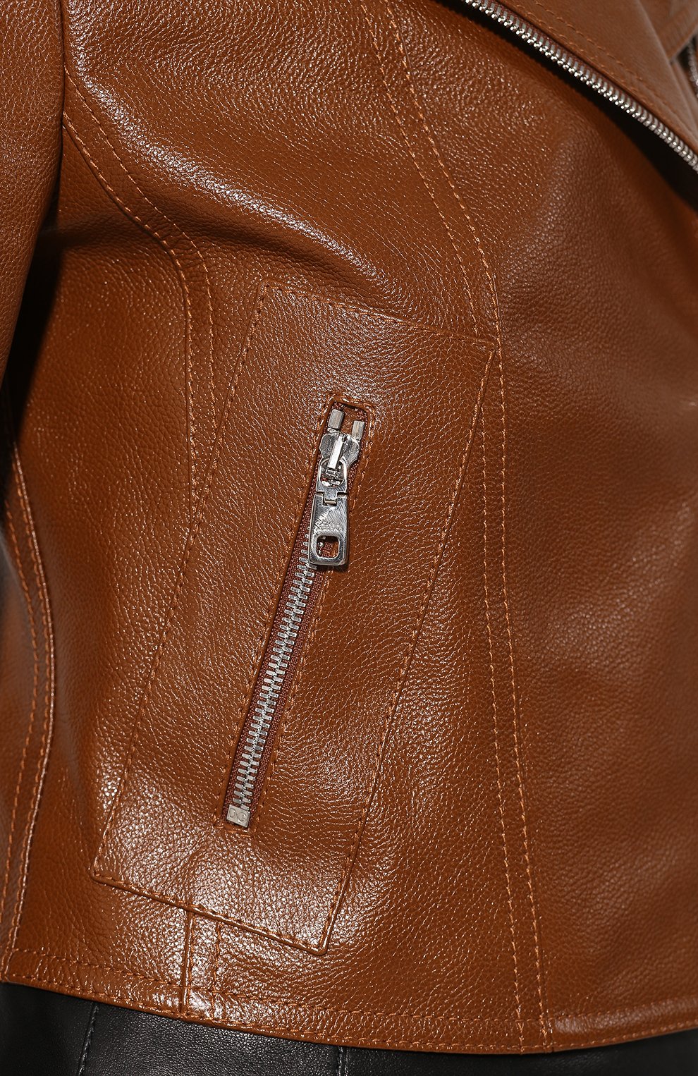 Кожаная куртка DOLCE & GABBANA коричневого цвета по цене 498000 руб., арт. F9H18L/HULGN, фото 5 Кожаная куртка DOLCE & GABBANA, арт. F9H18L/HULGN, фото 5