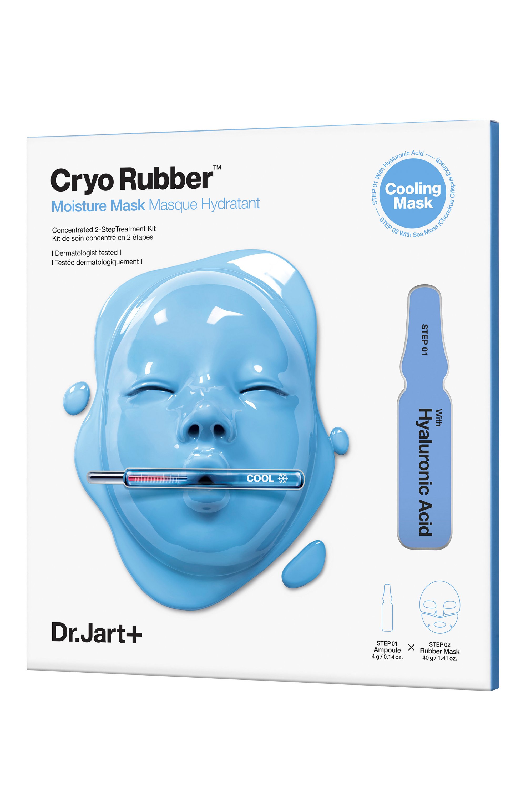 Увлажняющая альгинатная криомаска с гиалуроновой кислотой cryo rubber (40g+4g) DR.JART+, арт. 8809642719743, фото 1