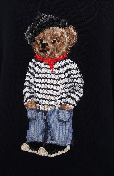 Кашемировый пуловер RALPH LAUREN темно-синего цвета по цене 274000 руб., арт. 293829121, фото 5 Кашемировый пуловер RALPH LAUREN, арт. 293829121, фото 5
