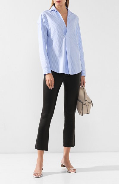 Кожаные брюки RAG AND BONE черного цвета по цене 87550 руб., арт. W1615L059BLK, фото 2 Кожаные брюки RAG AND BONE, арт. W1615L059BLK, фото 2