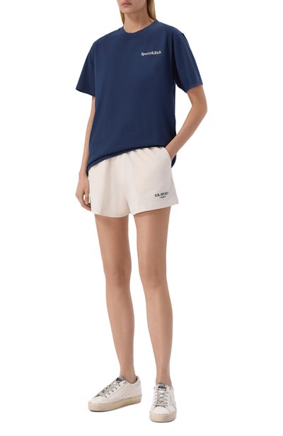 Женские хлопковые шорты SPORTY AND RICH, арт. SH037711304WH37