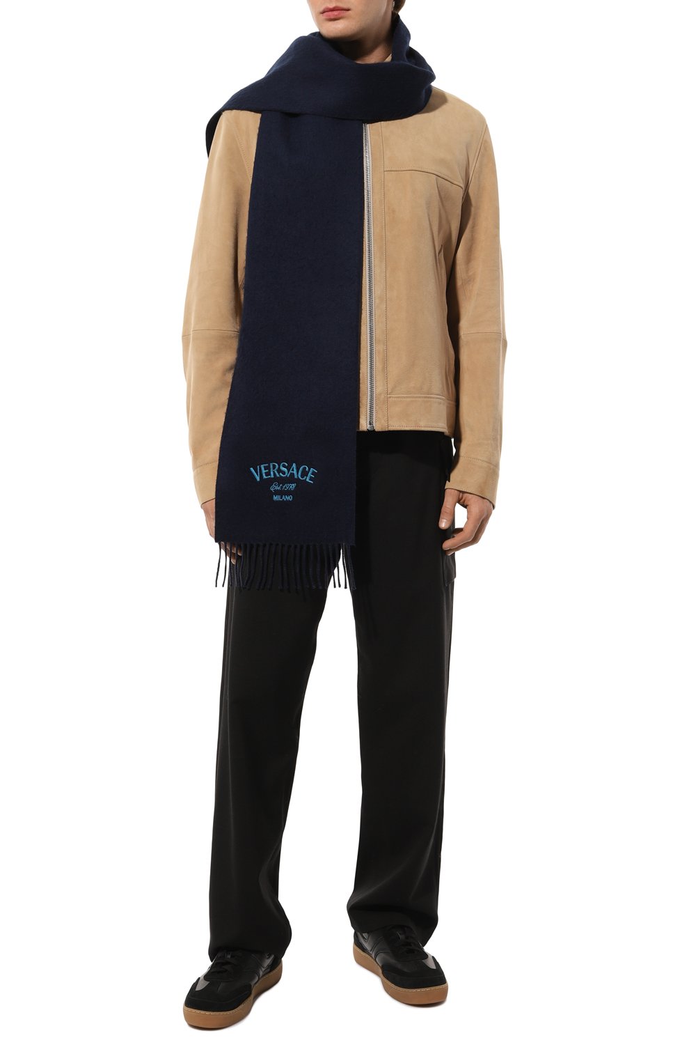 Шерстяной шарф VERSACE, арт. 1013625/1A09993, фото 2
