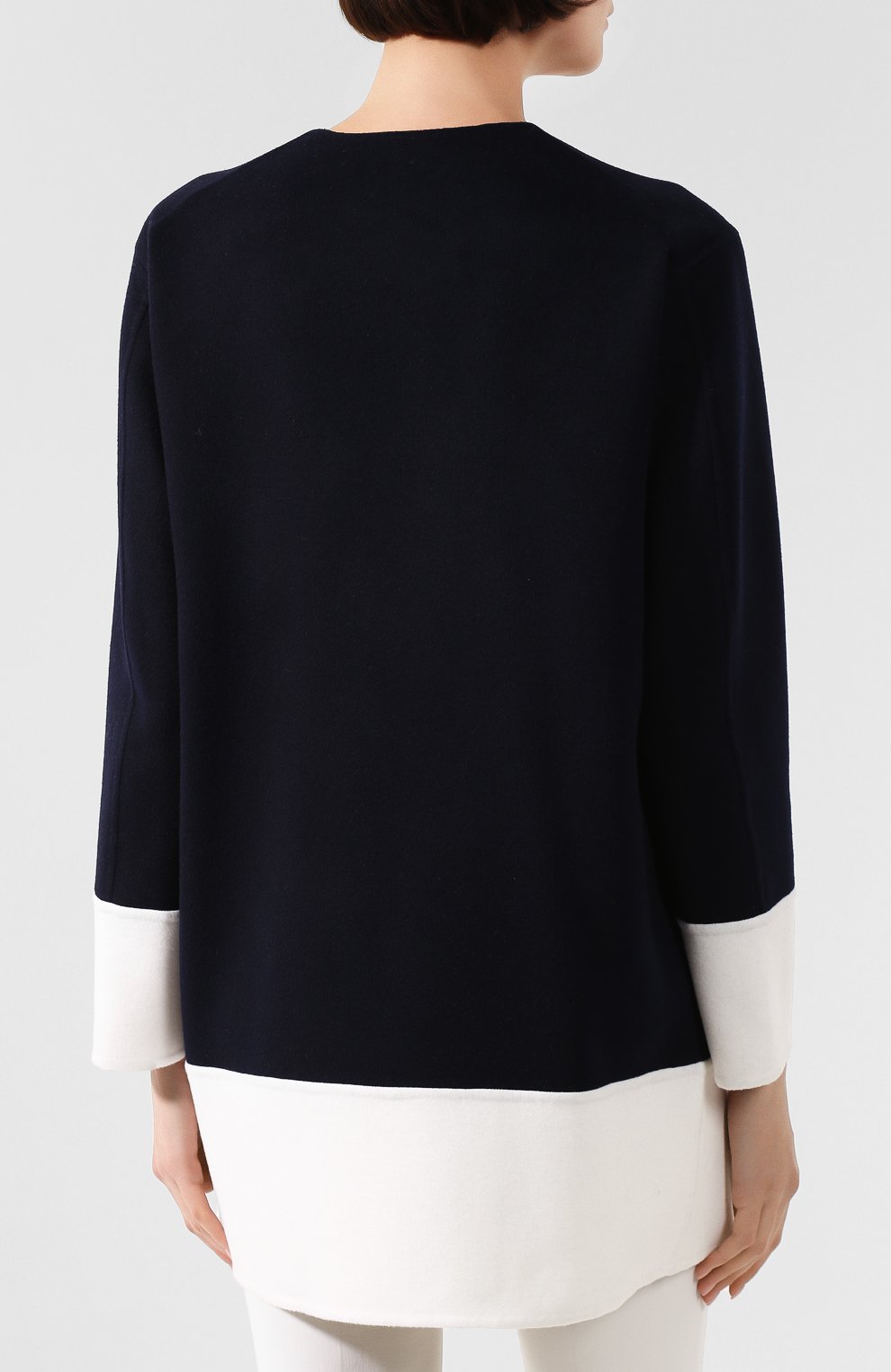 Кашемировое пальто KITON темно-синего цвета по цене 574500 руб., арт. D49623DK05I38, фото 4 Кашемировое пальто KITON, арт. D49623DK05I38, фото 4