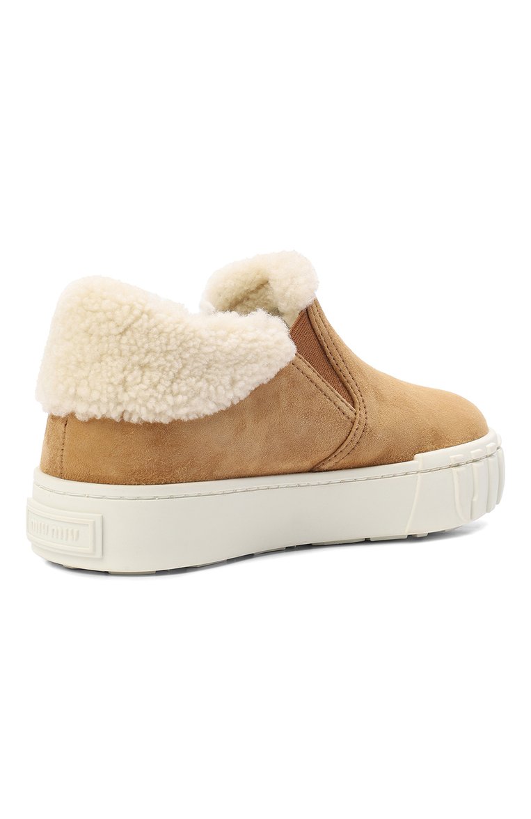 Замшевые слипоны MIU MIU, арт. 5T382D-FDW-F0046, фото 3
