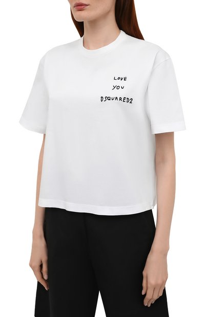 Хлопковая футболка DSQUARED2, арт. S75GD0225/S22427, фото 3