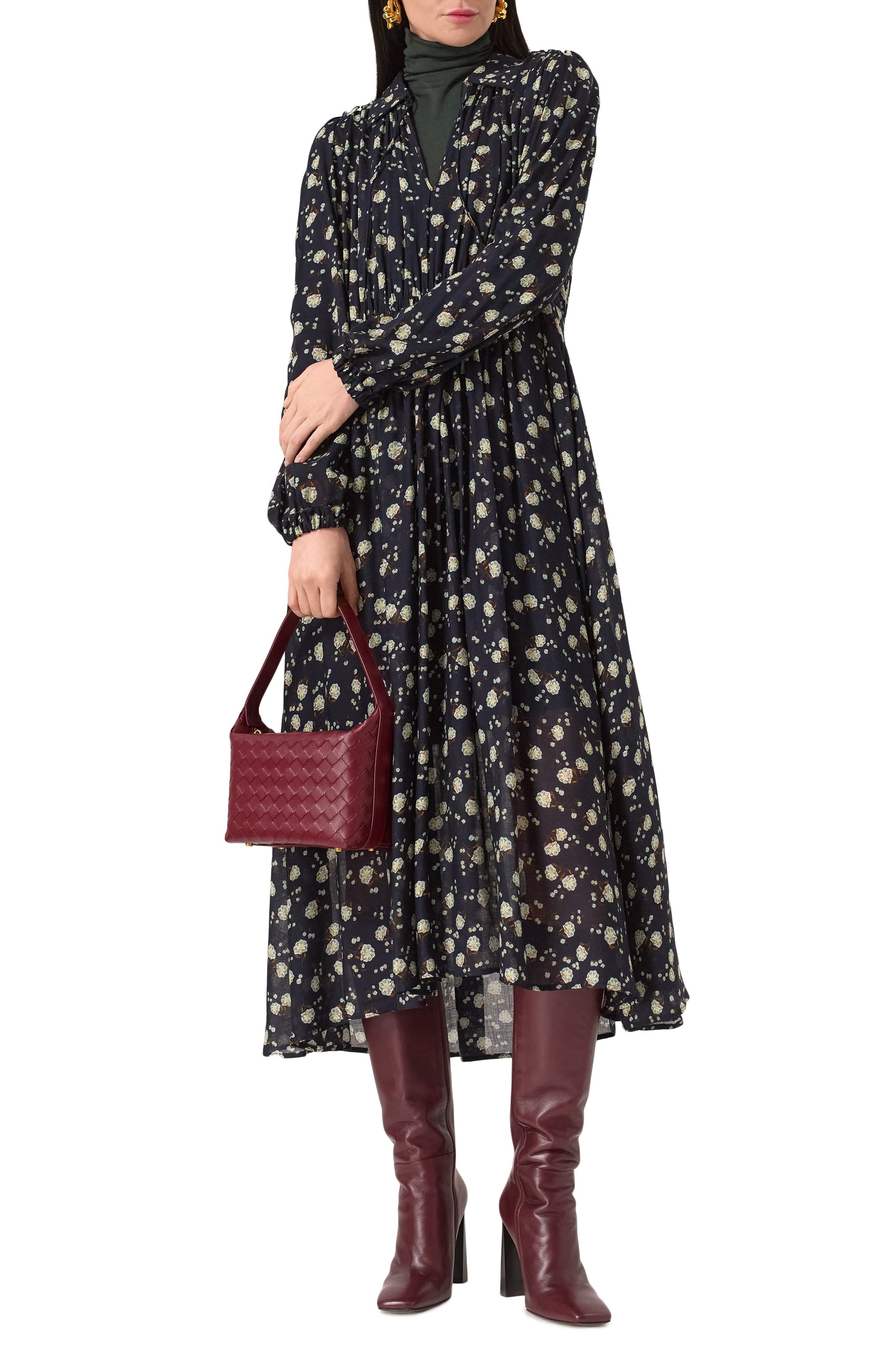 Платье из вискозы и шерсти DOROTHEE SCHUMACHER, арт. 846404, фото 2