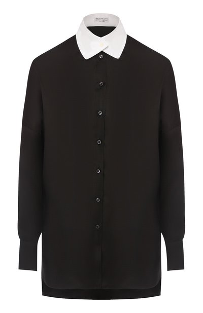 Женская шелковая рубашка BRUNELLO CUCINELLI, арт. MB953N0806