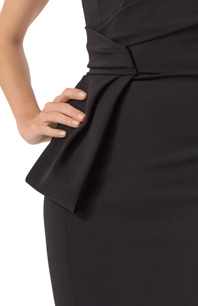 Платье из вискозы CHAPURIN черного цвета по цене 155000 руб., арт. D/20319/29002-М, фото 5 Платье из вискозы CHAPURIN, арт. D/20319/29002-М, фото 5