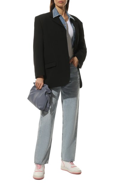 Кожаные кеды sl/80 SAINT LAURENT, арт. 686379/04GC0, фото 2