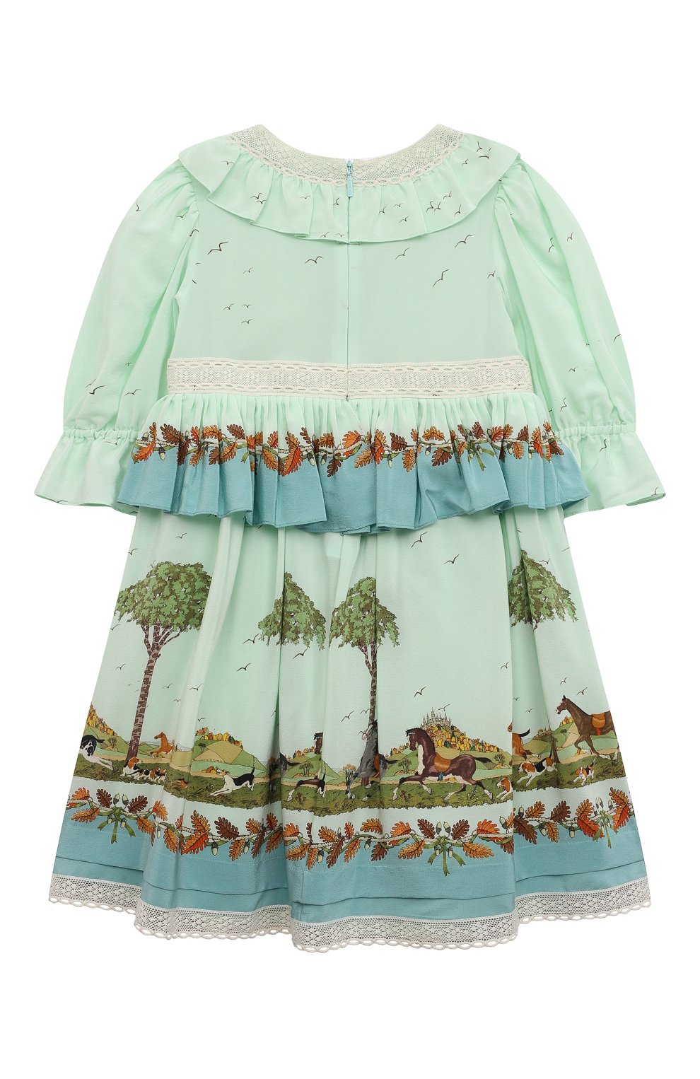 Шелковое платье GUCCI, арт. 590555 ZADAO, фото 2