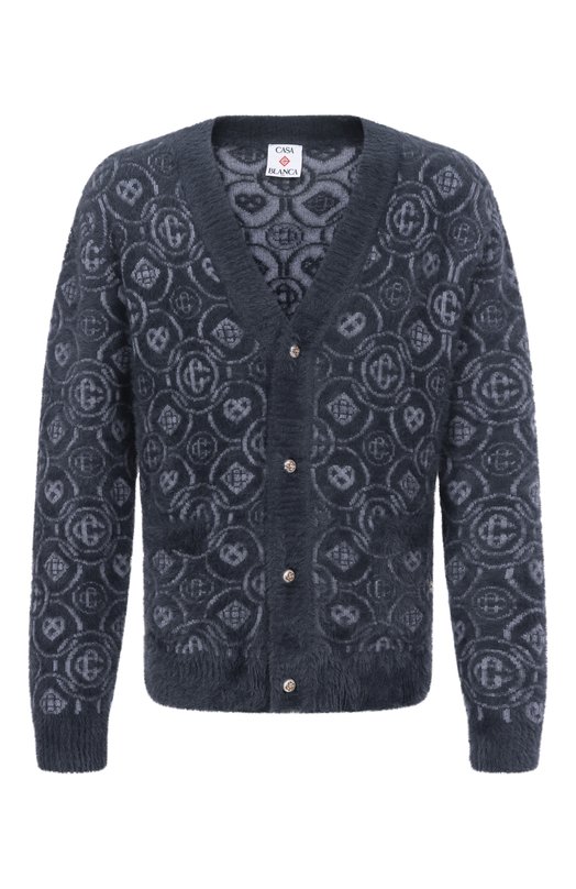 Кардиган Casablanca M-AW25-KW-1094-01 Серый M-AW25-KW-1094-01