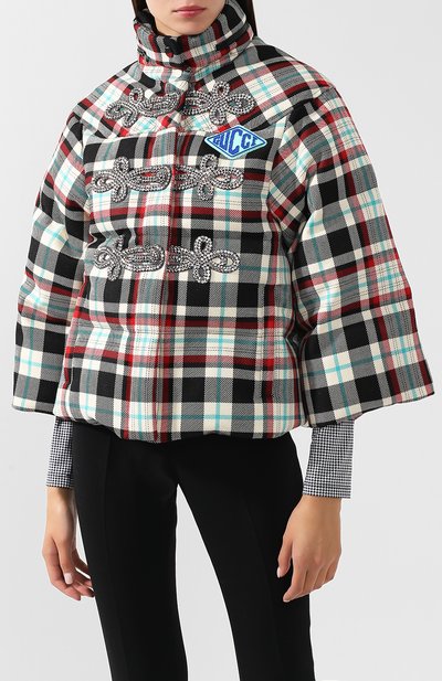 Пуховик GUCCI синего цвета по цене 253000 руб., арт. 516411/ZLK18, фото 3 Пуховик GUCCI, арт. 516411/ZLK18, фото 3