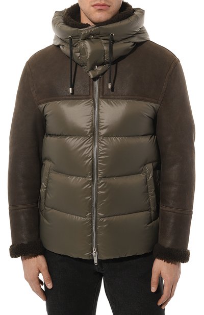 Комбинированная дубленка DRM, арт. DRM5049/D1863, фото 3