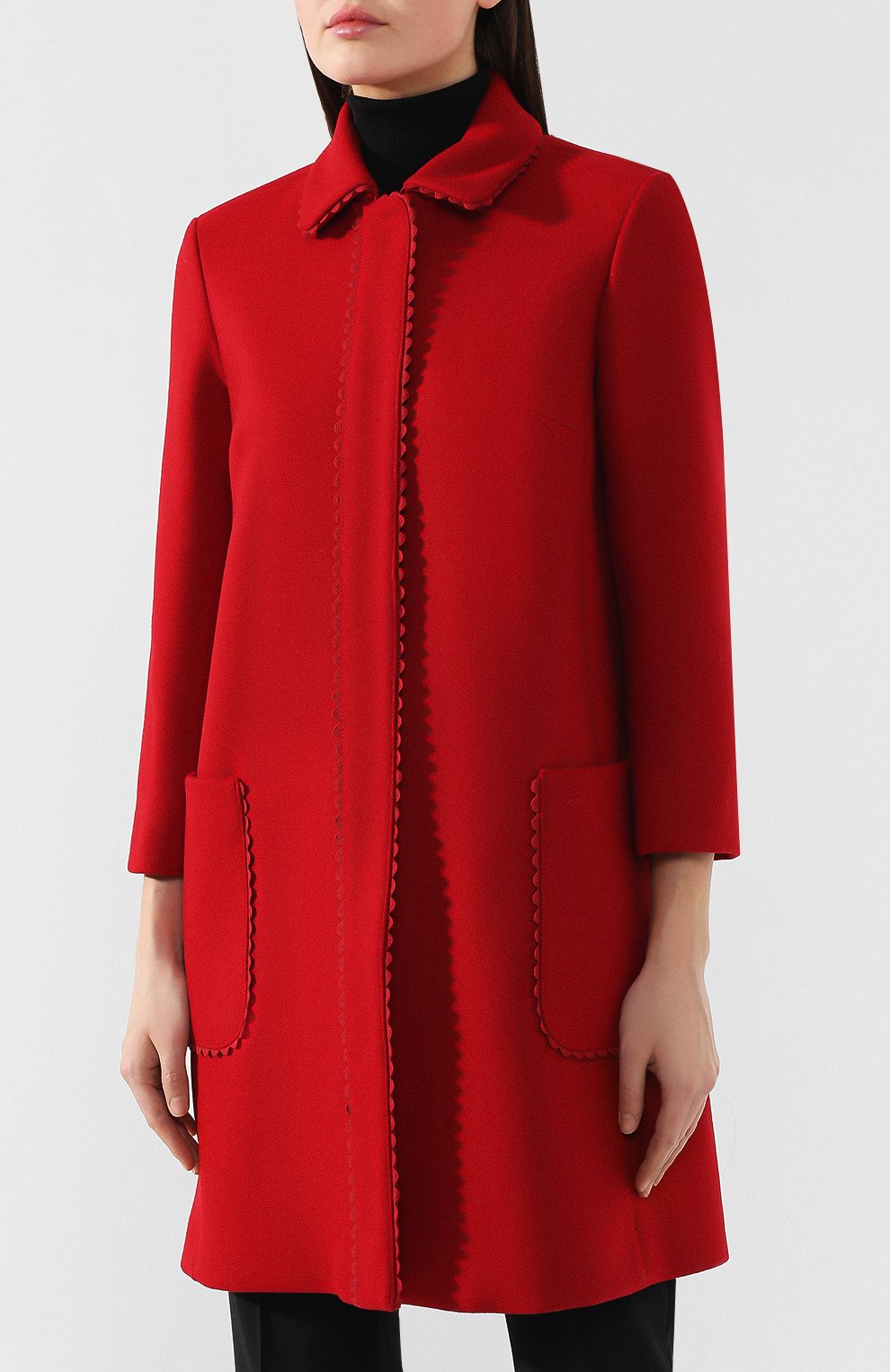 Пальто из смеси шерсти и кашемира REDVALENTINO, арт. SR3CAA85/497, фото 3