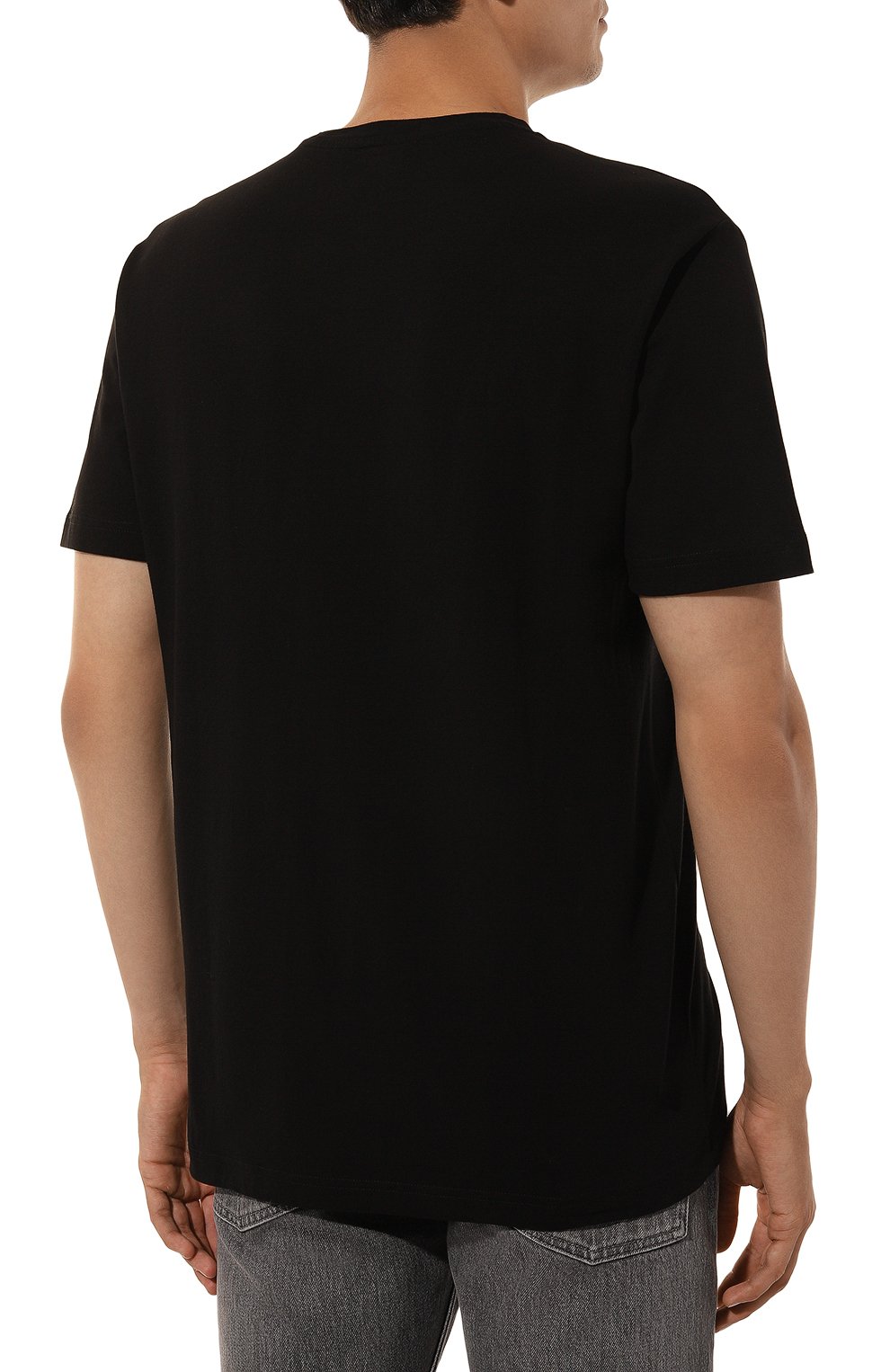 Хлопковая футболка EA7, арт. 6DPT62/PJVQZ/XL, фото 4