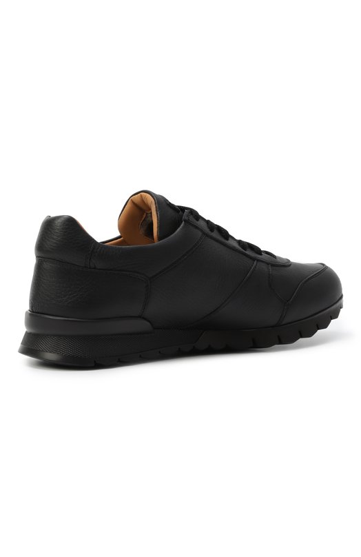 Кожаные кроссовки Kiton USSA114N0012608 Чёрный  USSA114N0012608 Фото 5