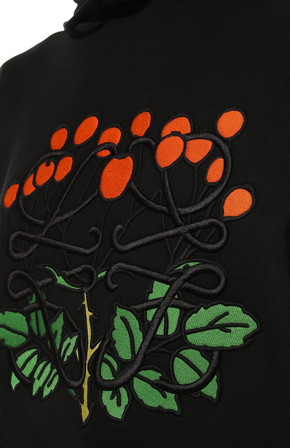 Худи herbarium LOEWE черного цвета по цене 108500 руб., арт. S800Y25X01, фото 5 Худи herbarium LOEWE, арт. S800Y25X01, фото 5