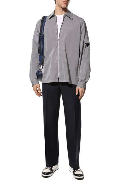 Кожаные кеды PRADA, арт. 2TE182-3LJ6-F0964, фото 2