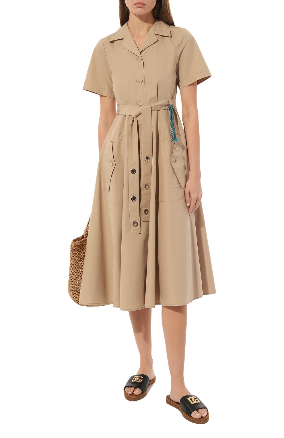 Кожаные шлепанцы DOLCE & GABBANA, арт. CE0124/AX191, фото 2