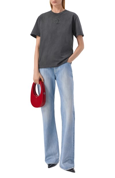 Женская хлопковая футболка ALEXANDERWANG.T, арт. 4CC1261220