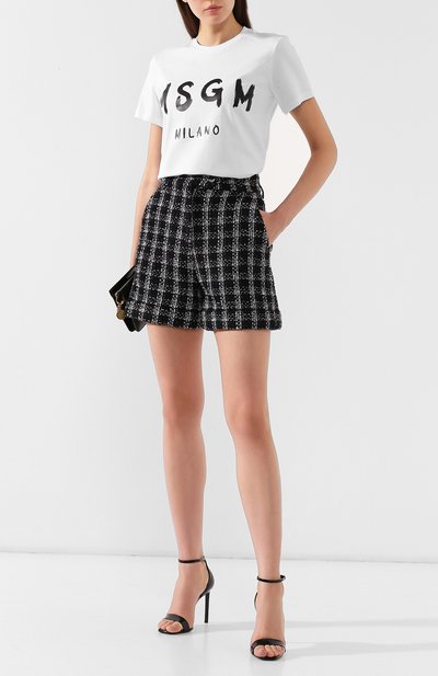Твидовые шорты MSGM, арт. 2741MDB03 195624, фото 2