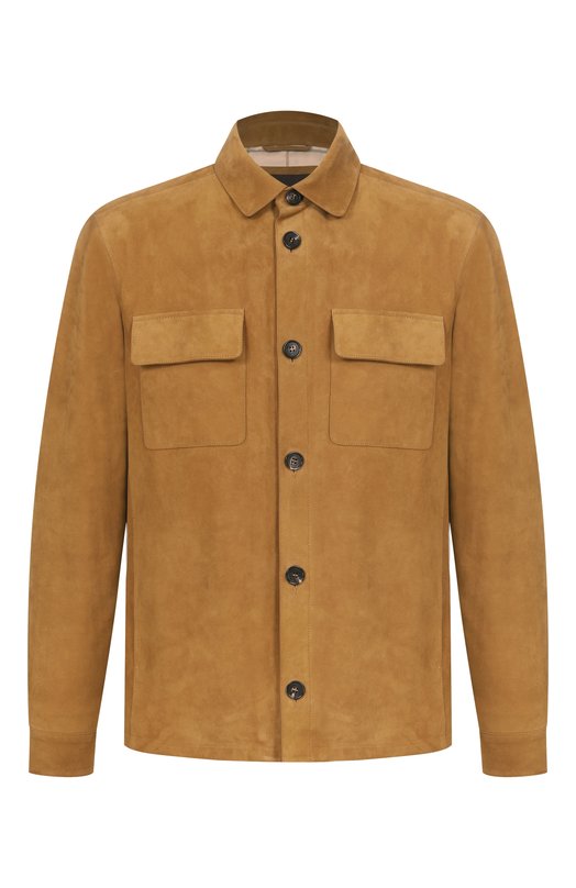Замшевая куртка-рубашка Loro Piana FAP3922 Коричневый FAP3922
