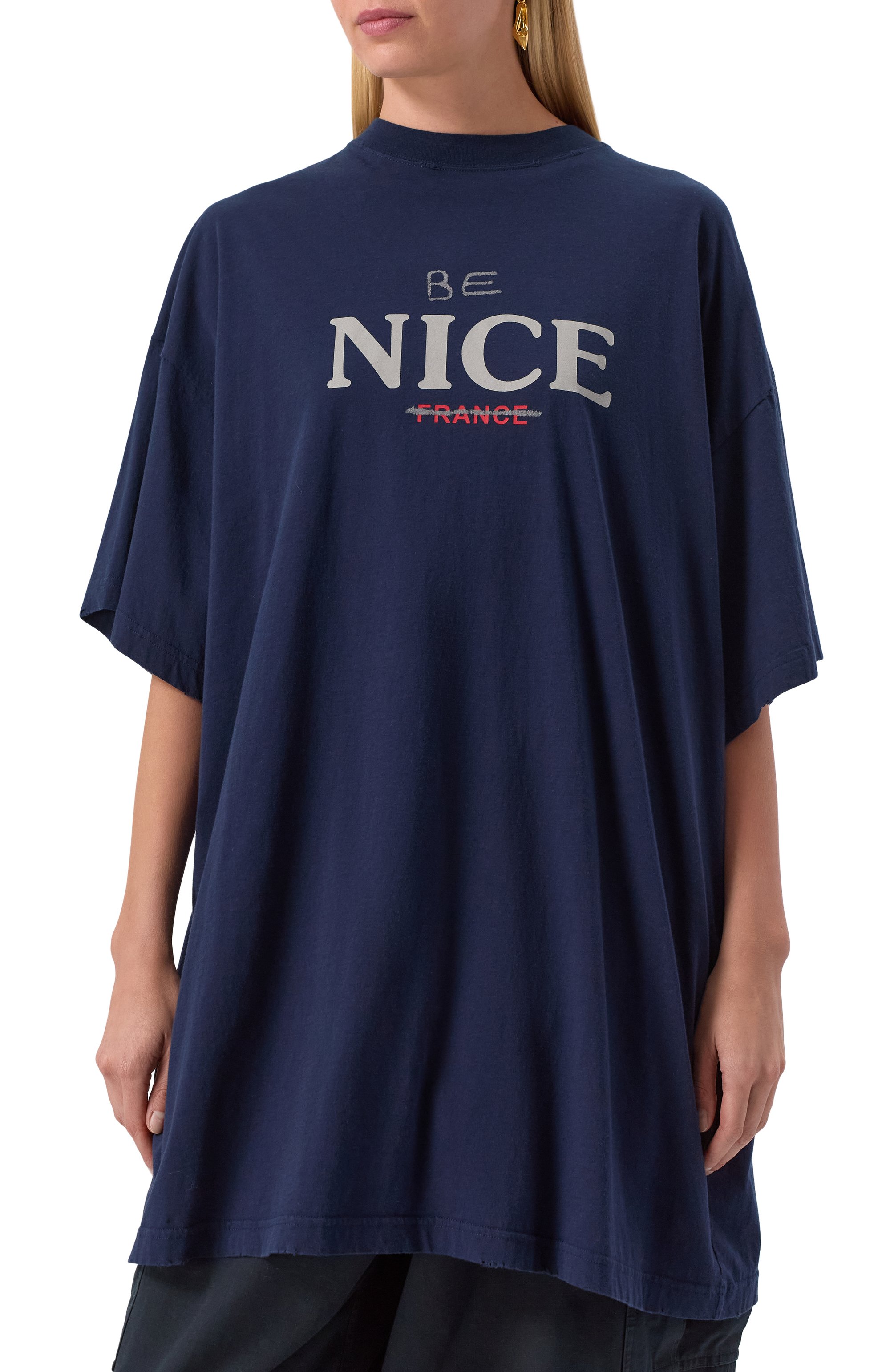 Хлопковая футболка BALENCIAGA, арт. 739028/TPVE4, фото 7