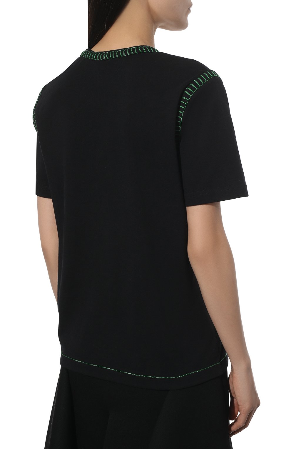 Хлопковая футболка BOTTEGA VENETA, арт. 690713/V1P70, фото 4