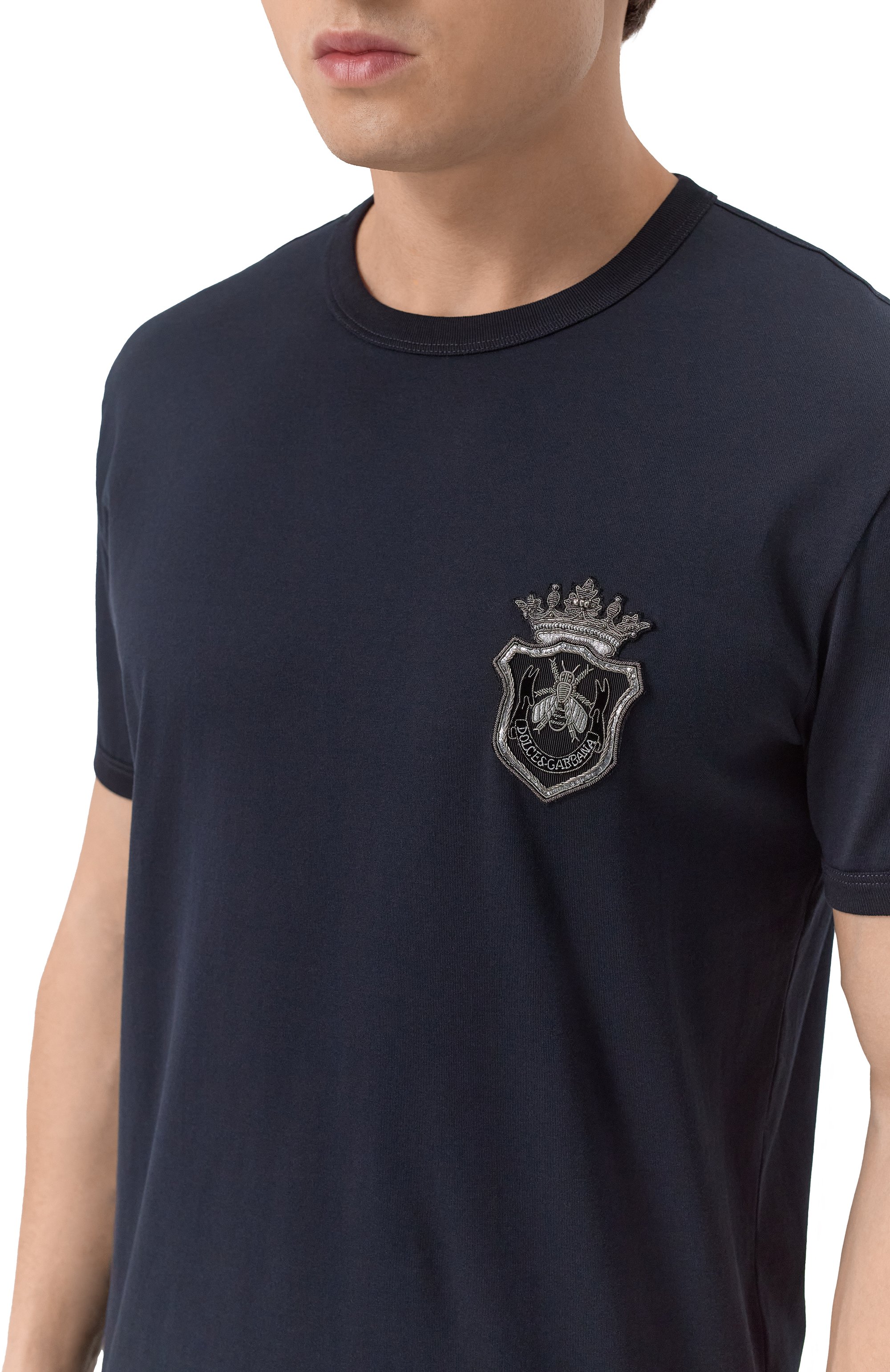 Хлопковая футболка DOLCE & GABBANA, арт. G8PV1Z/G704C, фото 5