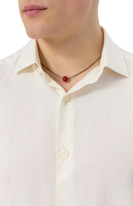 Мужского кулон на цепочке DRIES VAN NOTEN, арт. 242-028218-092/G0LD/AGATE