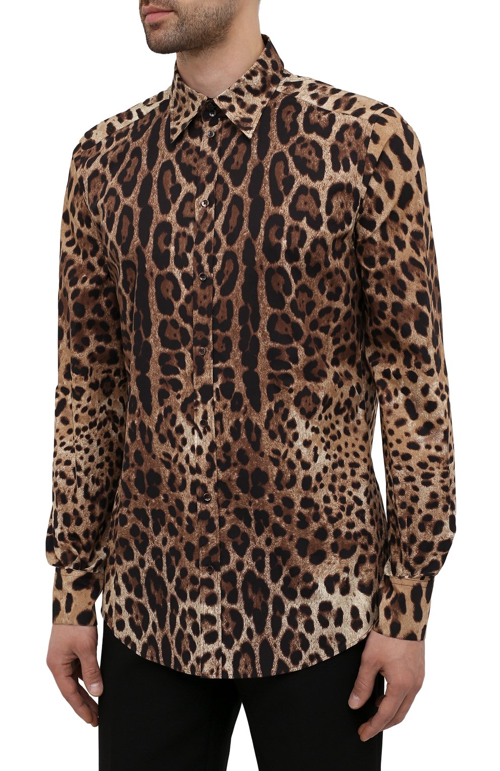 Хлопковая рубашка DOLCE & GABBANA, арт. G5IY0T/HS5E3, фото 3