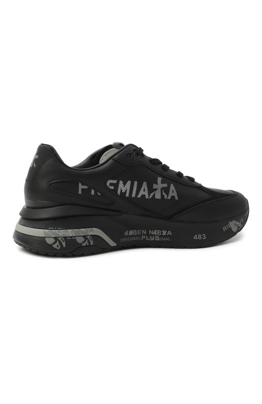 Кожаные кроссовки Moerun Premiata M0ERUN/VAR 7919 Чёрный  M0ERUN/VAR 7919 Фото 5