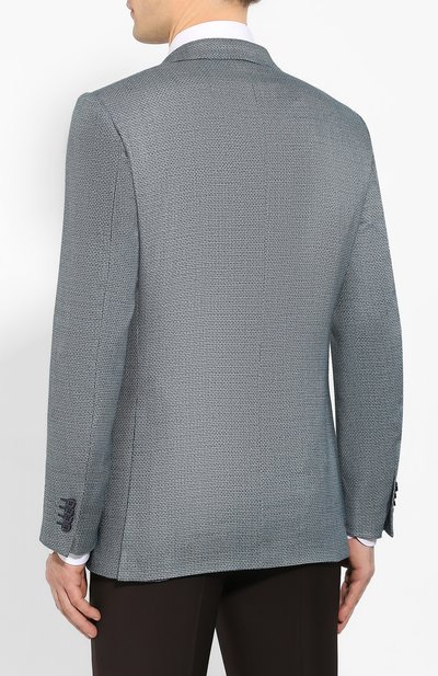 Пиджак из смеси шелка и шерсти ZEGNA, арт. 749074/122520, фото 4
