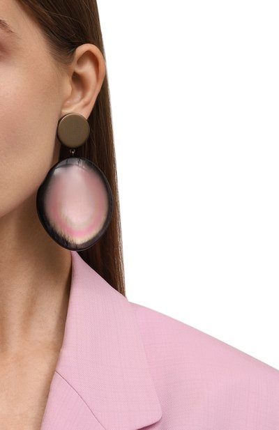 Клипсы GIORGIO ARMANI розового цвета по цене 42350 руб., арт. 61S632 4R769, фото 2 Клипсы GIORGIO ARMANI, арт. 61S632 4R769, фото 2