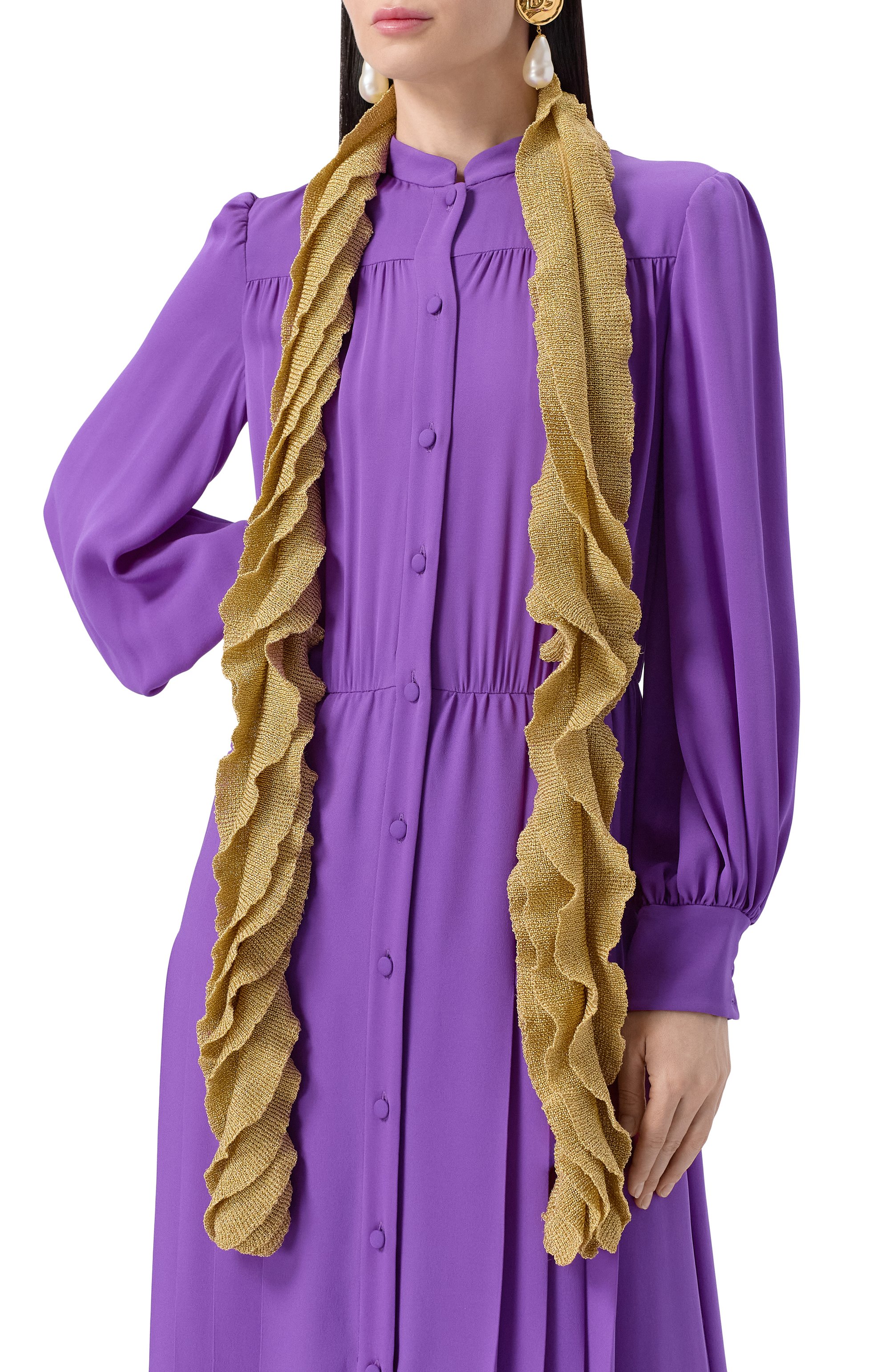 Шарф из вискозы VALENTINO, арт. 6W2ET01G/CXV, фото 2