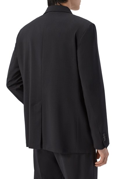 Шерстяной пиджак HEVO черного цвета по цене 76450 руб., арт. R0DIS/L755, фото 4 Шерстяной пиджак HEVO, арт. R0DIS/L755, фото 4