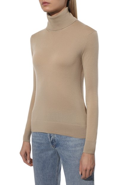 Кашемировая водолазка RALPH LAUREN светло-бежевого цвета по цене 89950 руб., арт. 290615195, фото 3 Кашемировая водолазка RALPH LAUREN, арт. 290615195, фото 3