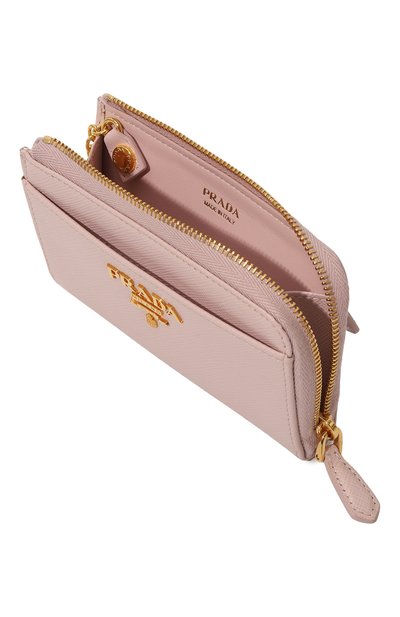 Кожаная ключница PRADA розового цвета по цене 53000 руб., арт. 1PP122-QWA-F0E18, фото 3 Кожаная ключница PRADA, арт. 1PP122-QWA-F0E18, фото 3