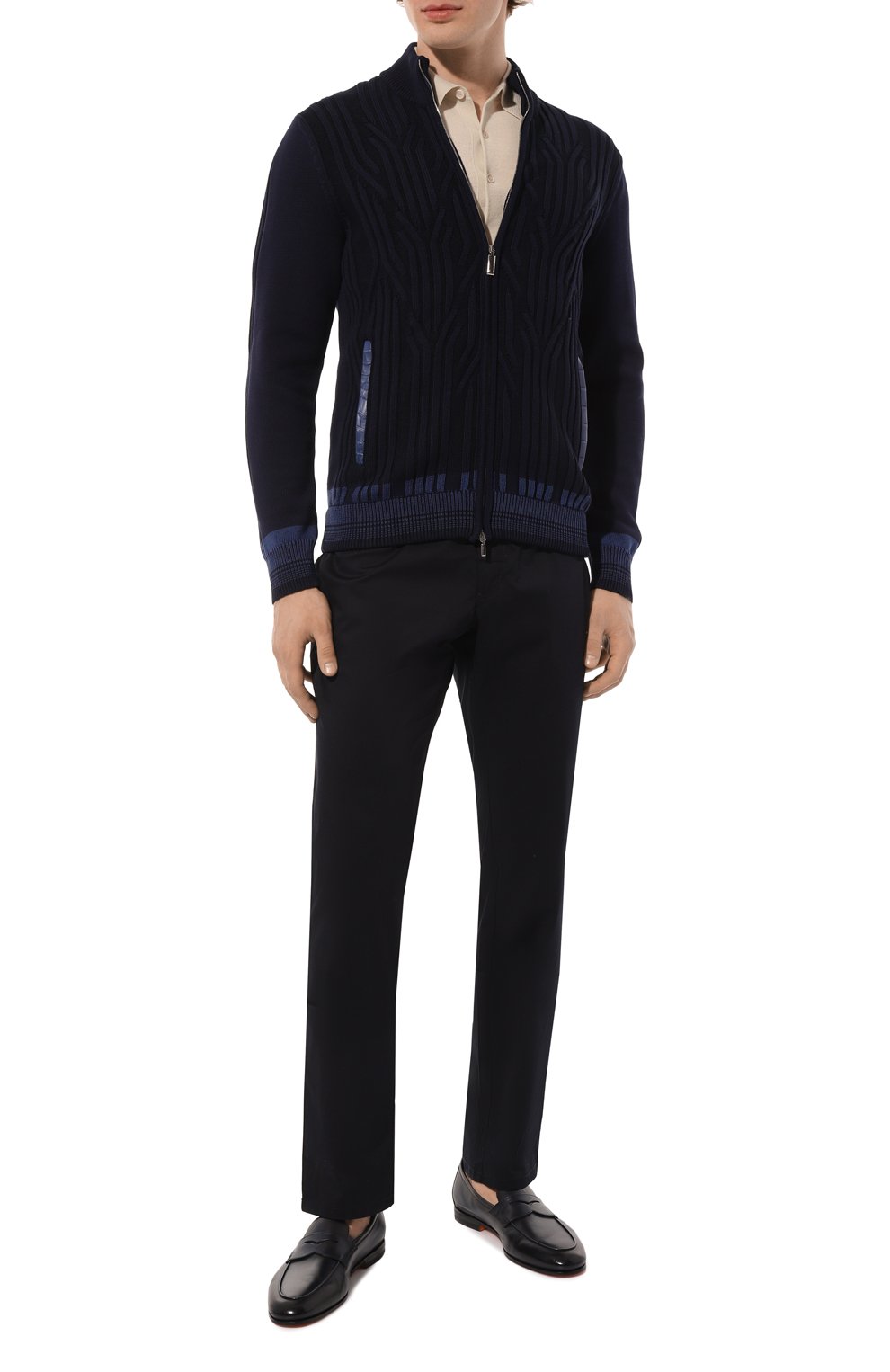 Хлопковые брюки ZILLI, арт. CP912BM0170VZLE00, фото 2