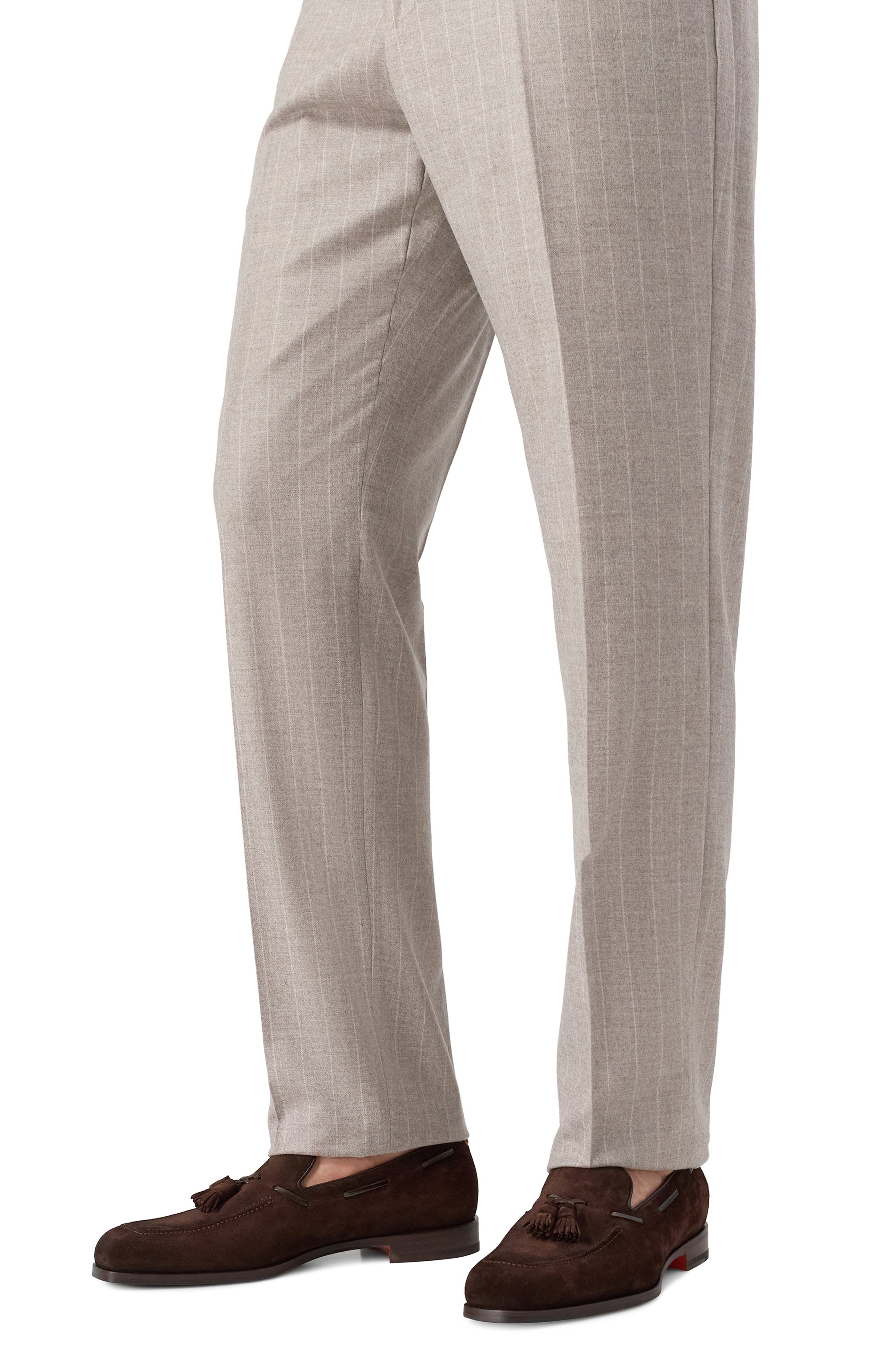 Замшевые лоферы brando SANTONI, арт. MCBG19176BJ1GEIP, фото 3