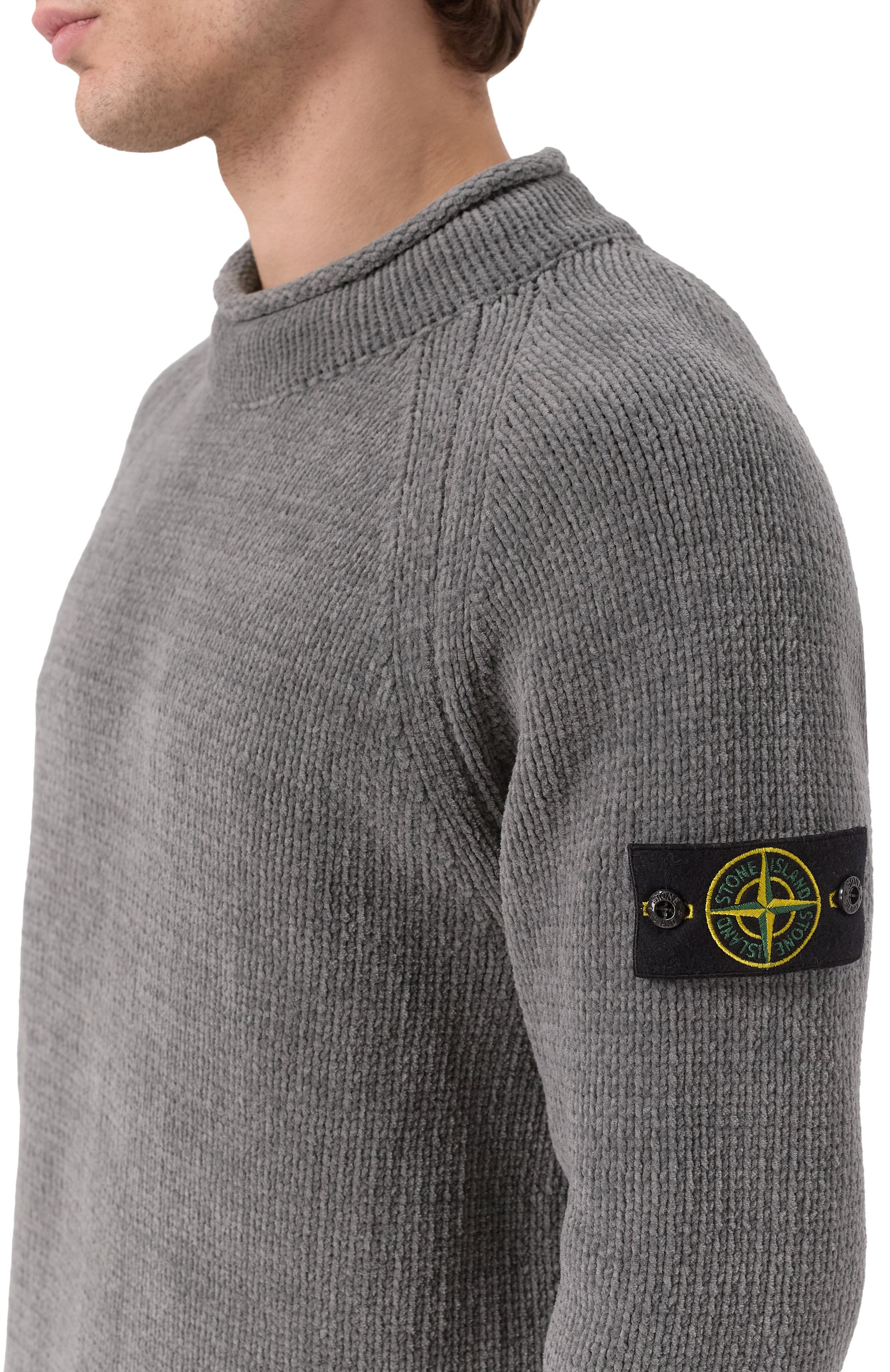 Хлопковый свитер STONE ISLAND, арт. 8115557A9, фото 5