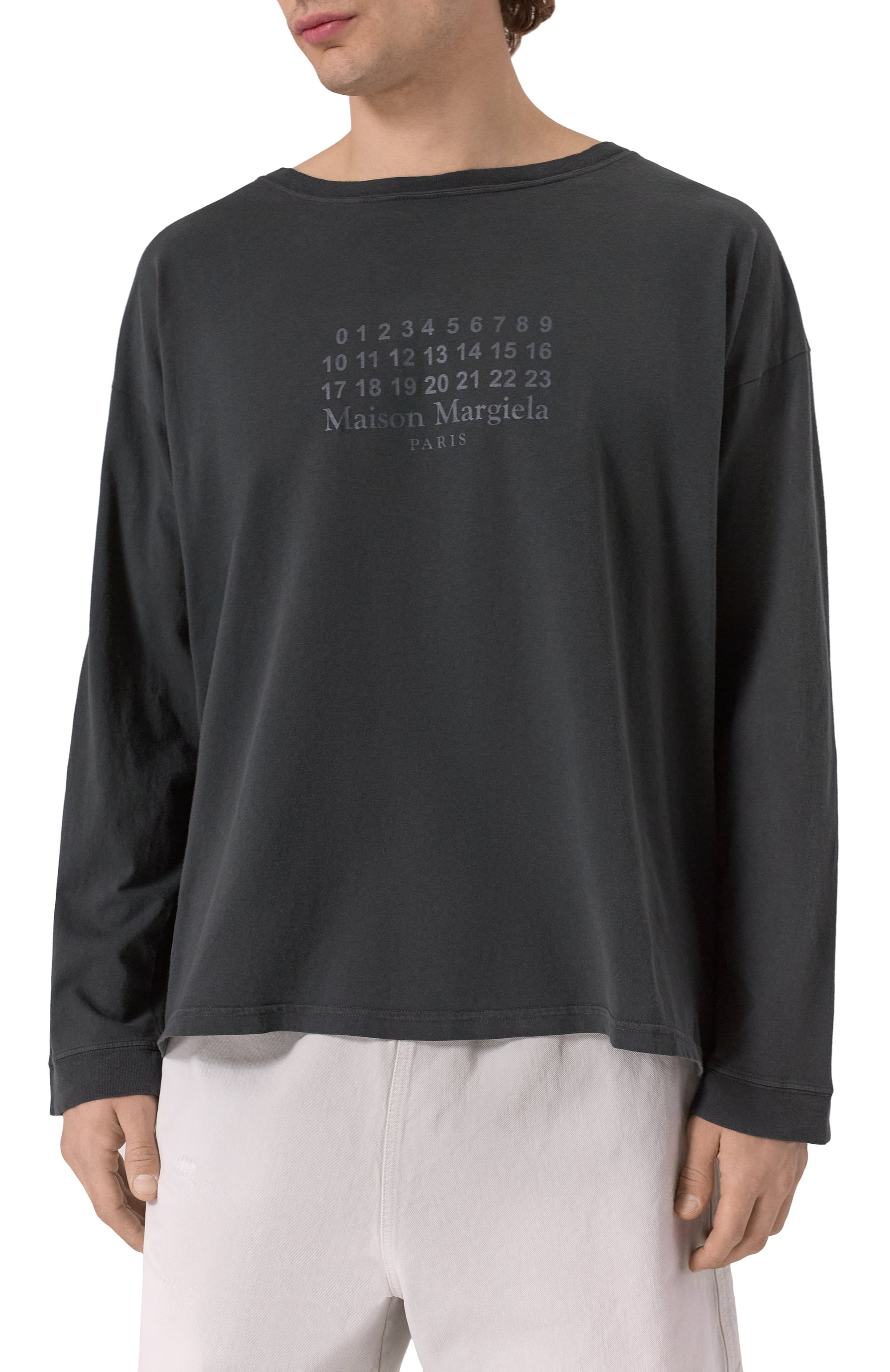 Хлопковый лонгслив MAISON MARGIELA, арт. S50GC0715/S24575, фото 3